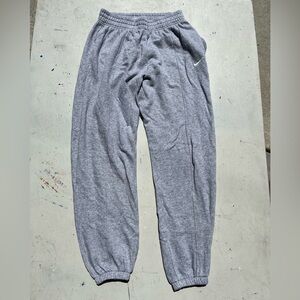 Men's Nike Joggers Gray Solid S Stretch Activewear Gym Run Sports Casual City